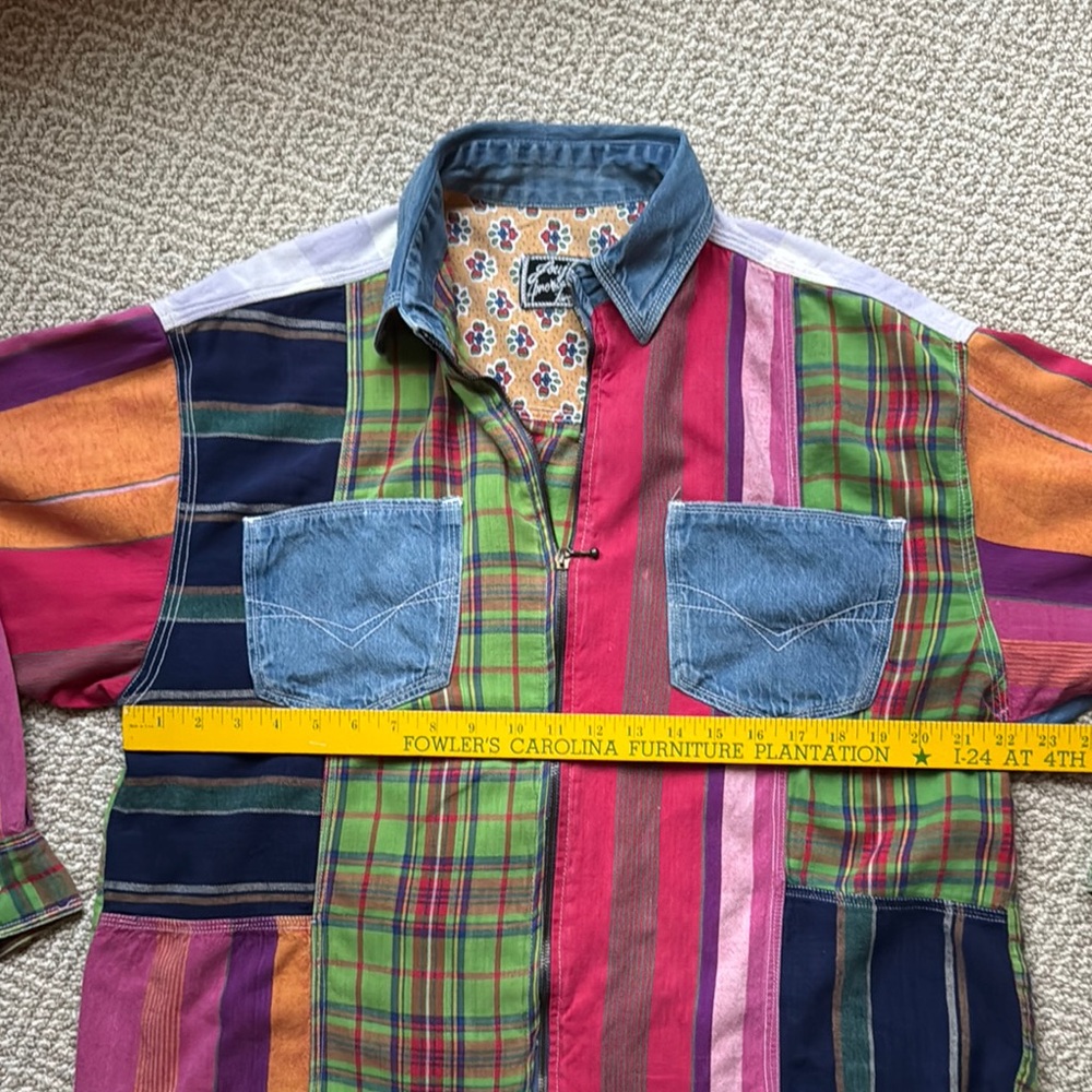 Jou Jou Multicolor Patchwork Jacket - image 5